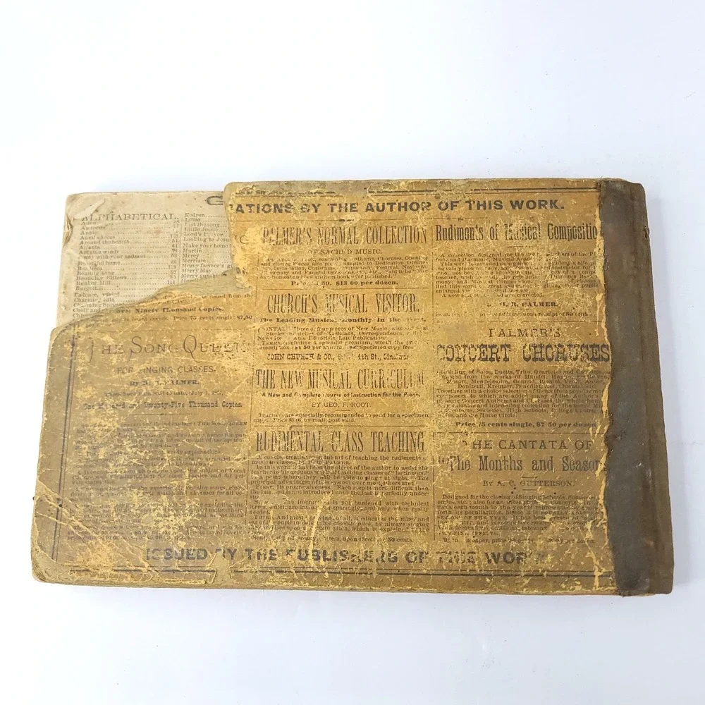 The Song King By H. R. Palmer 1872 Published By The John Church Co.